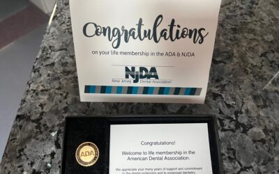 Life Membership in the American Dental Association and New Jersey Dental Society